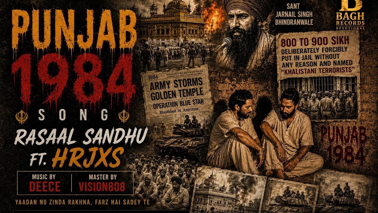PUNJAB 1984 - RASAAL SANDHU | HRJXS | DEECE | Punjab 1984 | Sikh Devotional Song | Dharmik song |