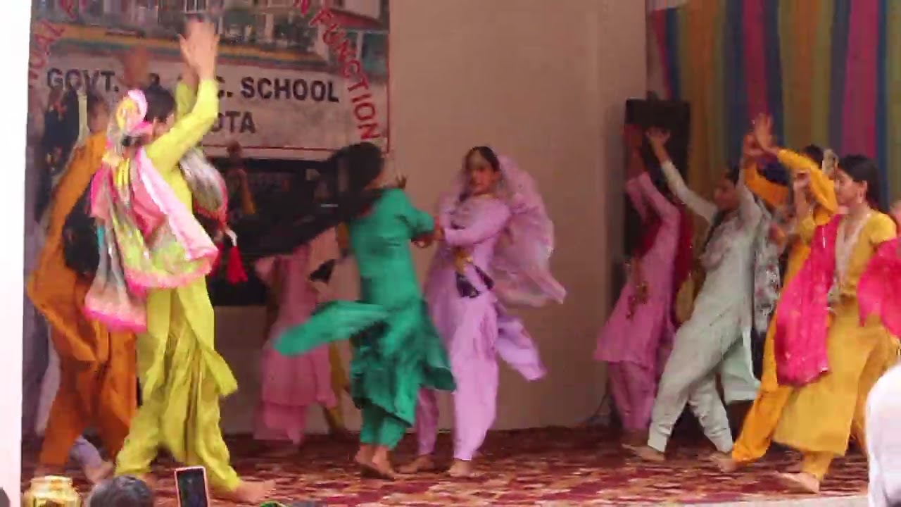 Punjabi dance video GSSS Garnota MVI 9620