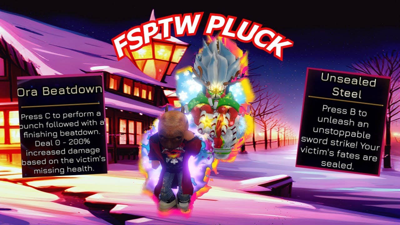 [YBA] SPTW Pluck Is Based
