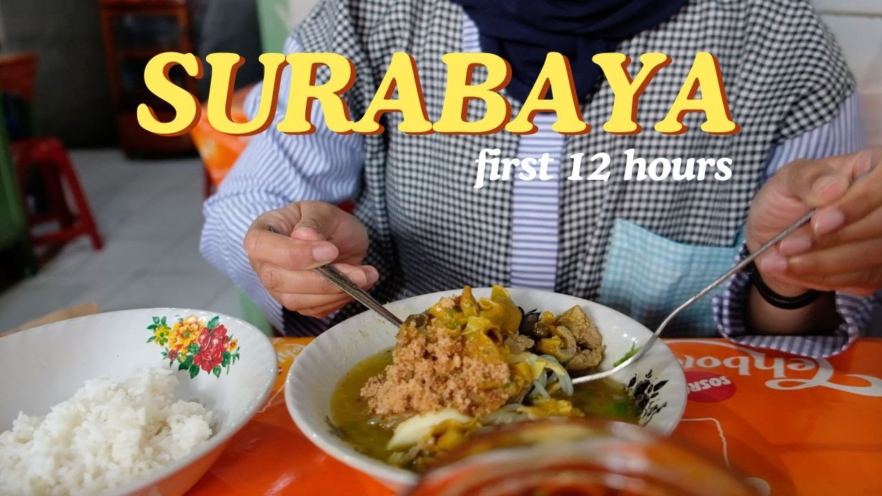 First Time in SURABAYA (food hunting!)