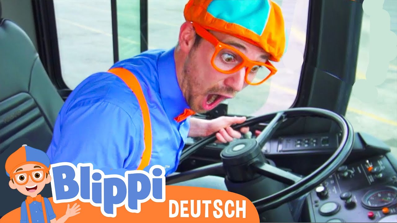 Blippi Deutsch - Blippi erkundet einen Bus | Abenteuer und Videos für Kinder