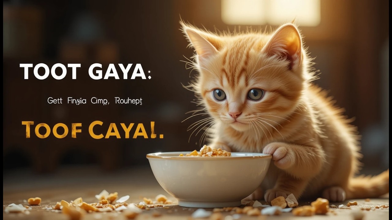 Toota Hua Patang 🪁🐾 | Maa Billi Aur Bache Ki Khamosh Khushi | Cinematic Cat Story #cat #cutecats #ai