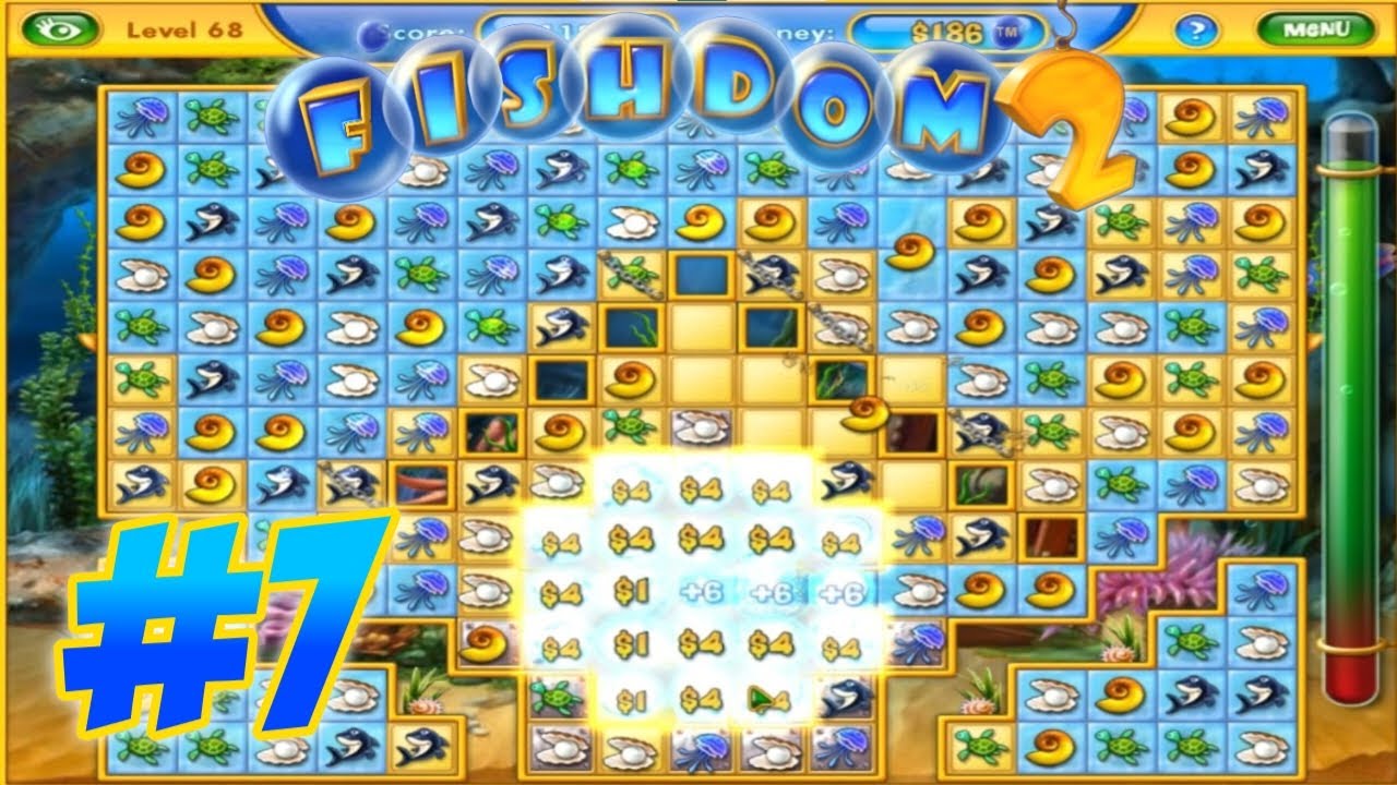 Fishdom 2 [PC] - Gameplay Part 7 - (Level 61-70) - Evergreen Oasis - Old Match 3 Games
