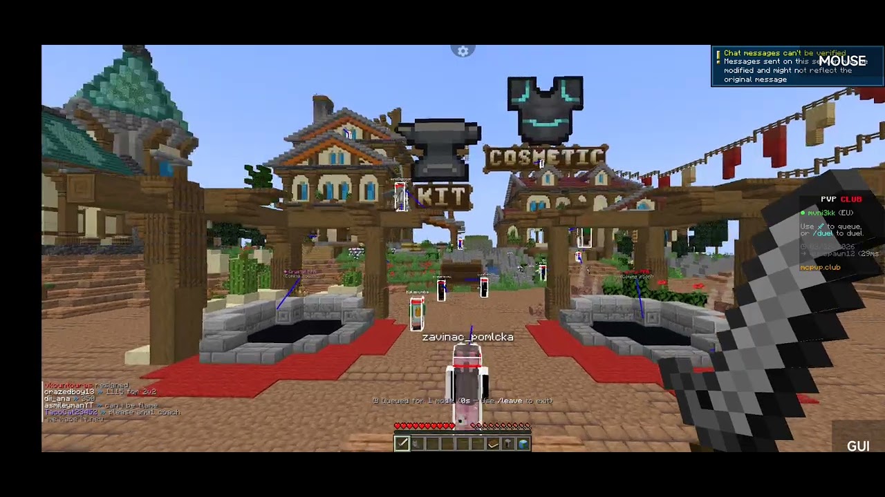 Minecraft Axe PvP Gameplay