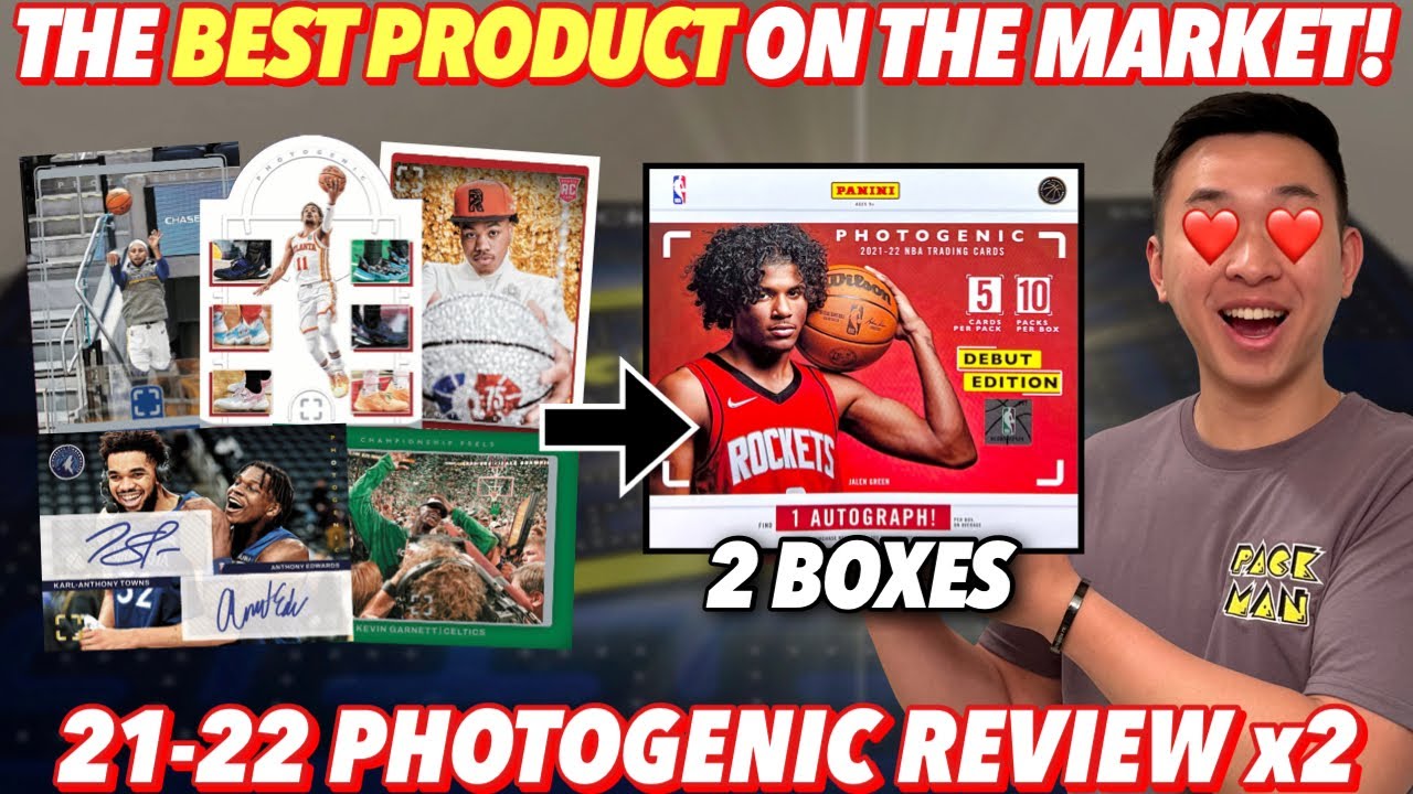 AMAZING NEW SET! Top Tier Photography! | 2021-22 Panini PhotoGenic Basketball Hobby Box Review x2