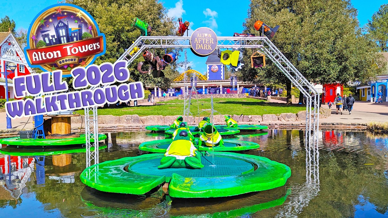 ALTON TOWERS 2026 Walkthrough | Every Ride, Area and Attraction (March 2026) [4K]