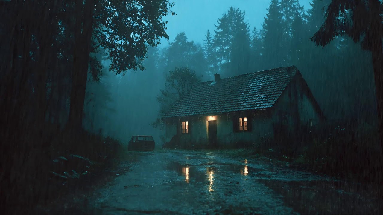 Night Rain Sounds for Sleeping 😴 Calm Rain Ambience for Insomnia & Anxiety Relief