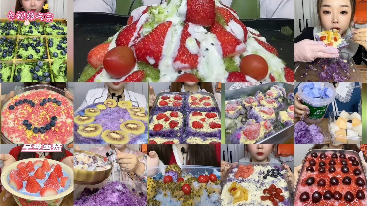 REQ/ TAO TAO ICE WITH FRUITS EATING ASMR COLLECTION