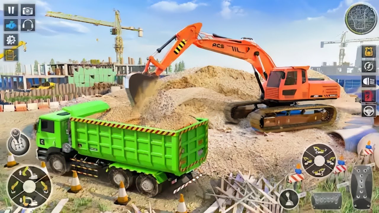 Heavy Excavator Simulator Gameplay | Extreme Construction Mission