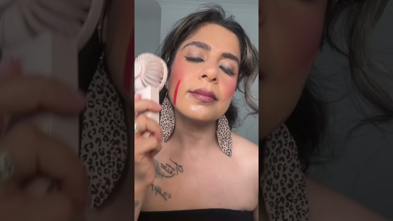 Testing @elfcosmetics illuminating mist & set #makeupshorts #youtubeshorts #ytshorts #shorts