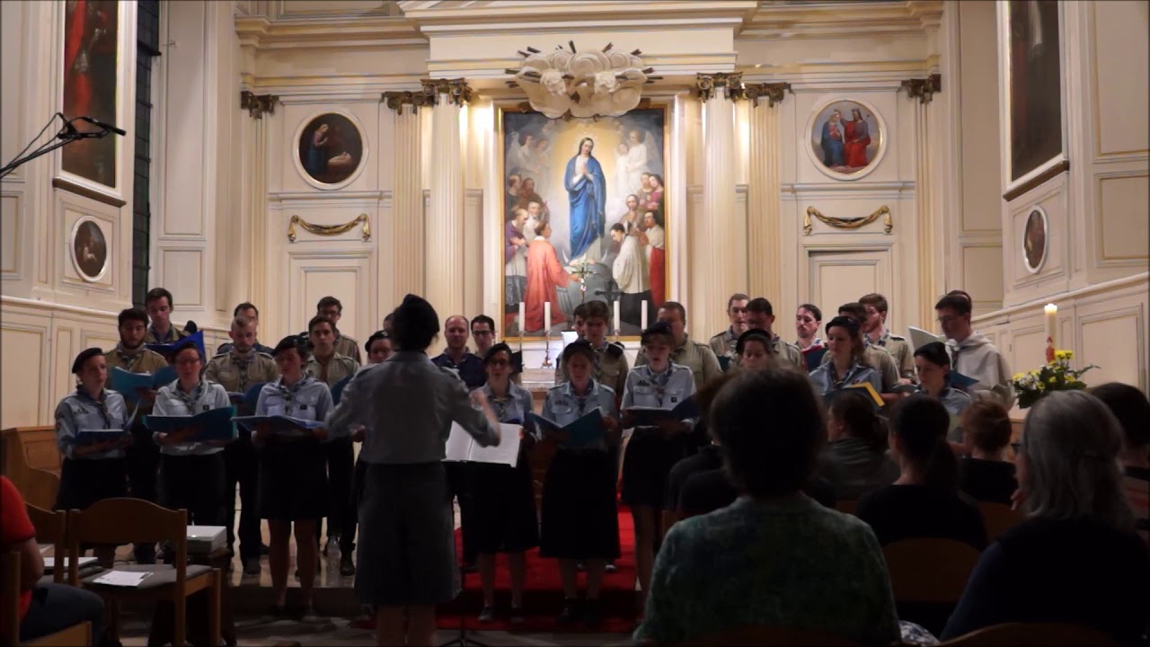En traineau - Chorale Scoute Strasbourg