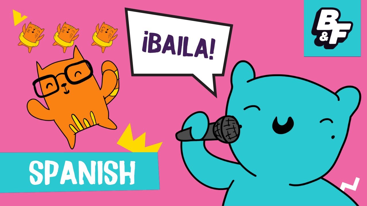 Learn Spanish with BASHO & FRIENDS | Baila Body Parts Brain Break