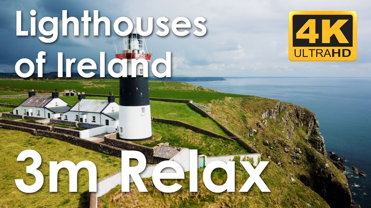 Lighthouses of Ireland 3 minute relaxation