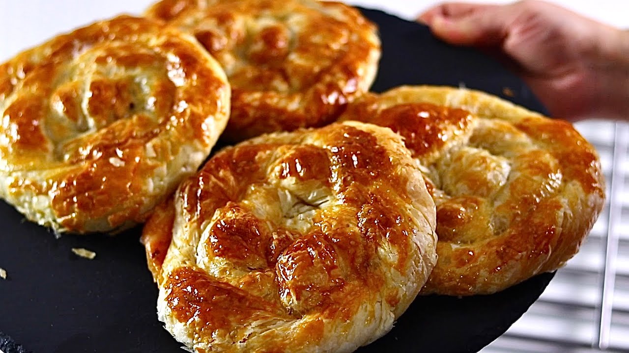 💯3 MALZEMELİ EL AÇMASI ÇITIR ÇITIR BÖREK TARİFİ👌 BİZ BUNUN MÜPTELASI OLDUK😍