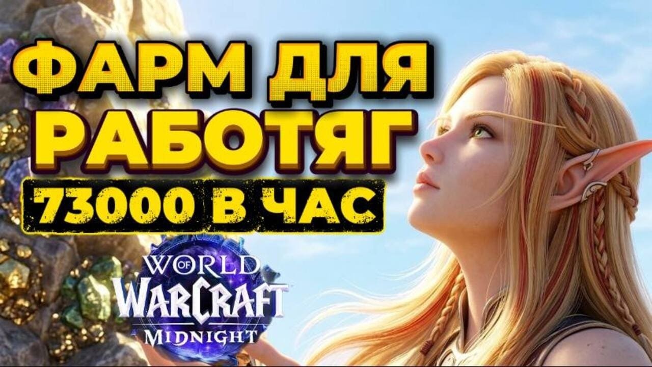 Я ЗАРАБОТАЛА 73,000 ЗА ЧАС! МОЙ МАРШРУТ И НАСТРОЙКИ ФАРМА В WOW MIDNIGHT