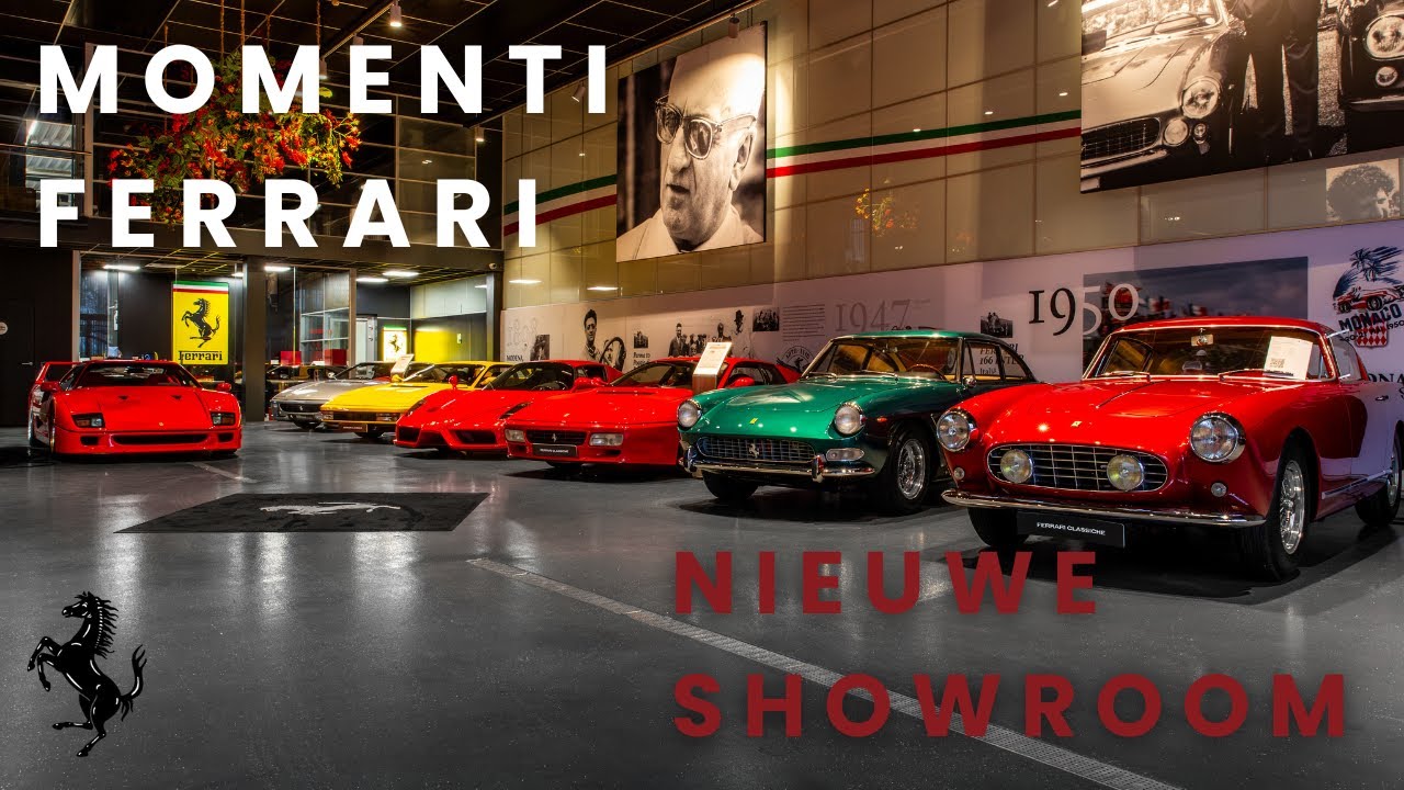Momenti Ferrari: Testarossa, Dino 246 GTS  & Nieuwe Ferrari Classiche showroom