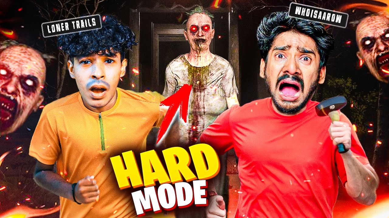 🛑 EPIC MAIN DOOR ESCAPE 🚪 From Granny's House (HARD MODE) 😱😨| Granny Escape Together Ft. Lonertrails
