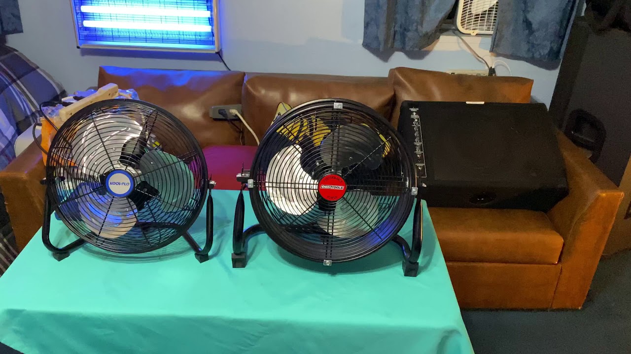 High velocity fan vs. drum fan