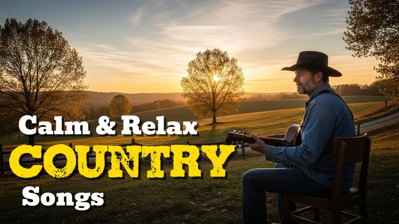 Country Music Playlist for Relaxing Nights, Letting Go and Feeling Calm