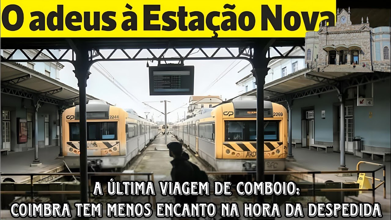 Encerramento da Estação de Coimbra 12/01/2025 RIP