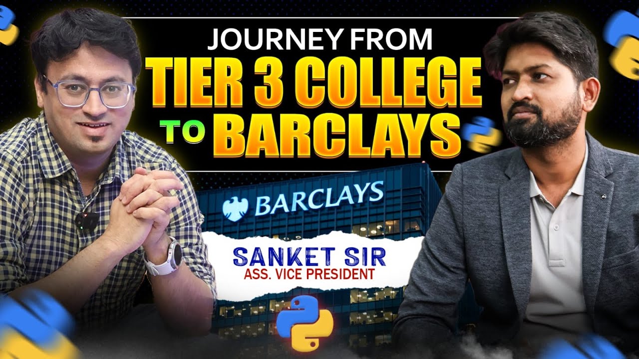 Inspiring Journey from Tier 3 College to Python & Gen AI Expert | Barclays #skills #genai #python