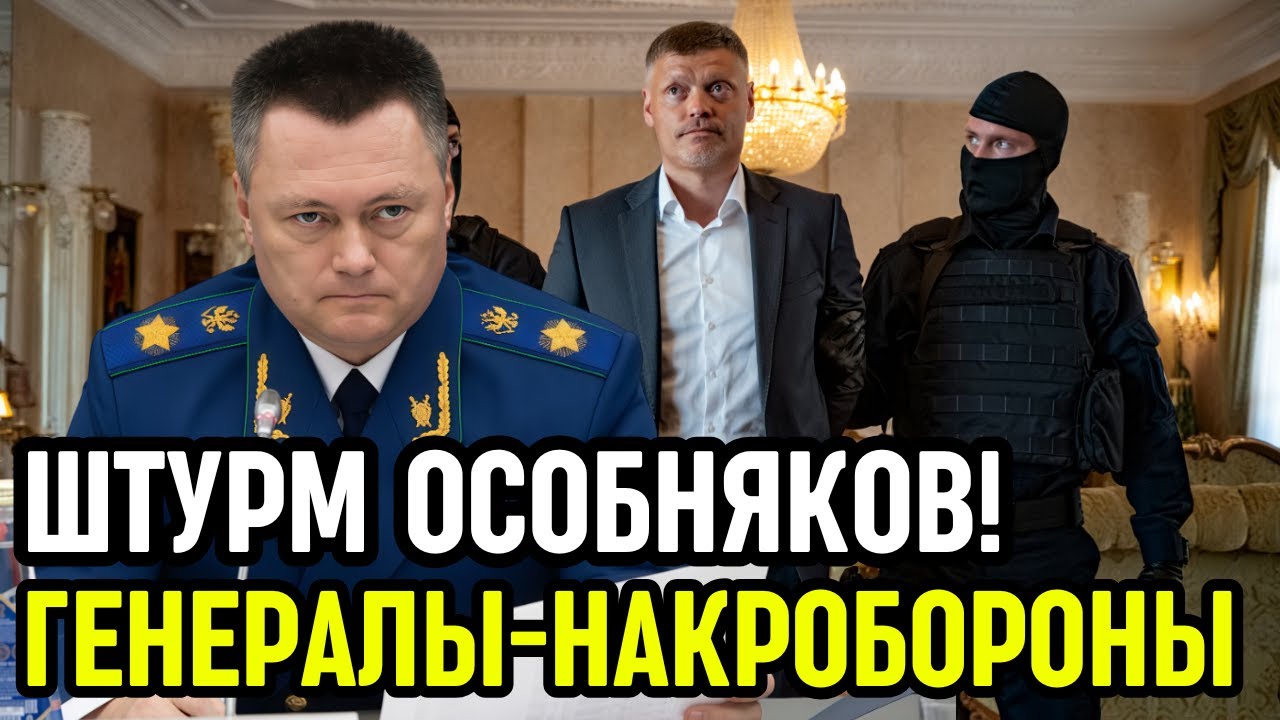 ГЕНЕРАЛЫ-НАРКОБАРОНЫ: ФСБ штурмует элитные особняки. Найдено 8 тонн героина!