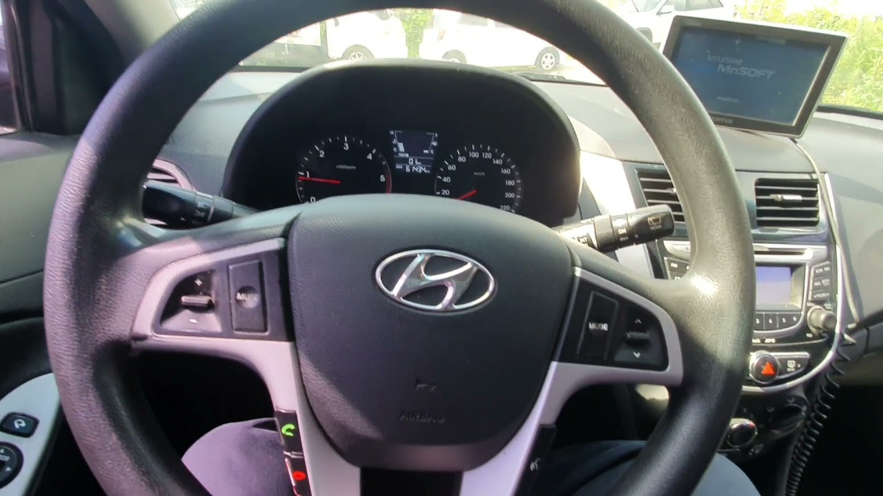 2012 Hyundai Accent Manual Transmission