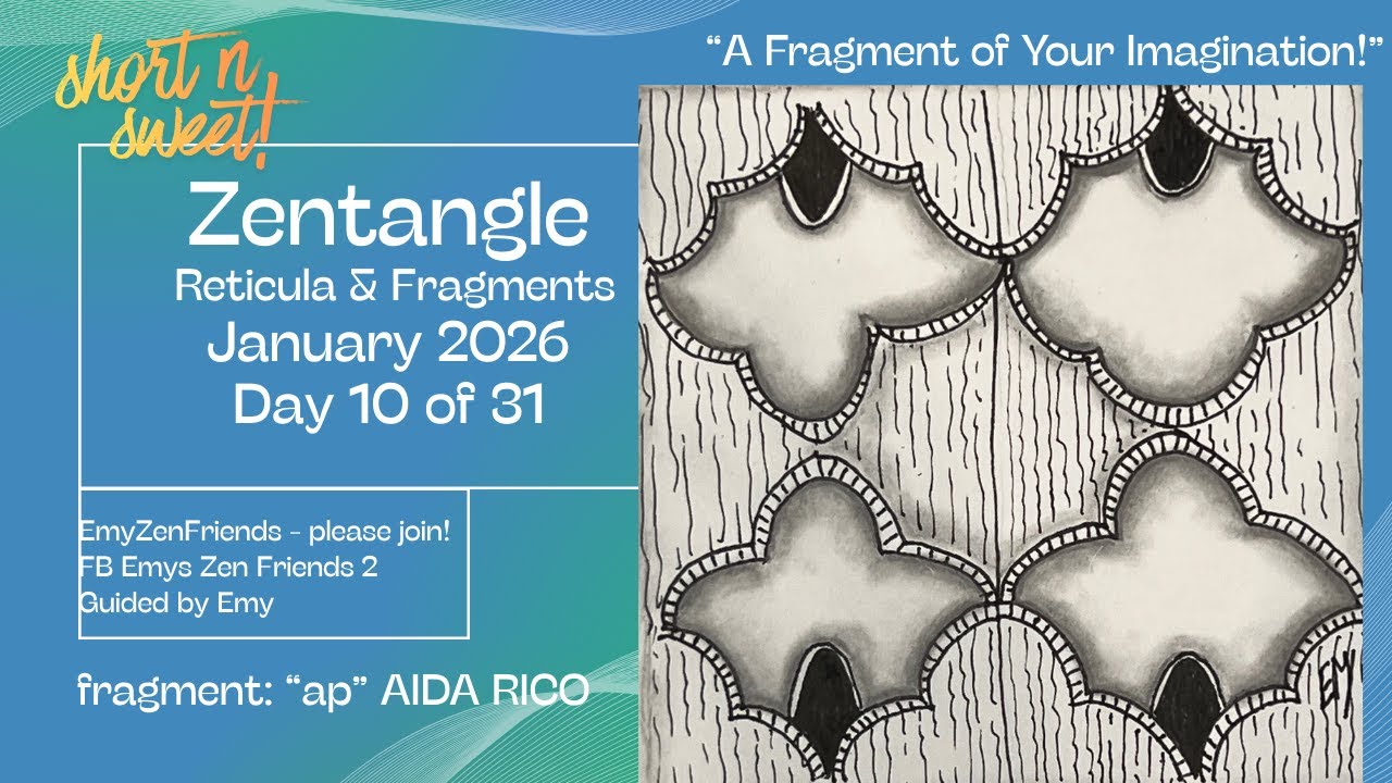 "Spa"-tacular Lines! Fragment Day 10 of 31 Day Series | January 2026 Fragments & Reticula Challenge