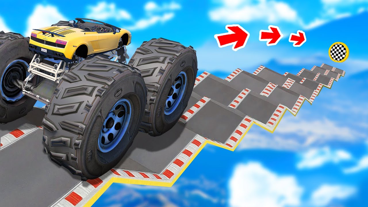 Which VEHICLE CLIMBS over the HIGHEST REVERSED OBSTACLE in GTA 5?