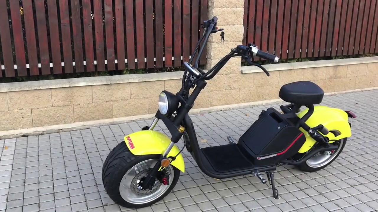 Nitro scooters Futura Classic 2500 Yellow elektrická harley koloběžka