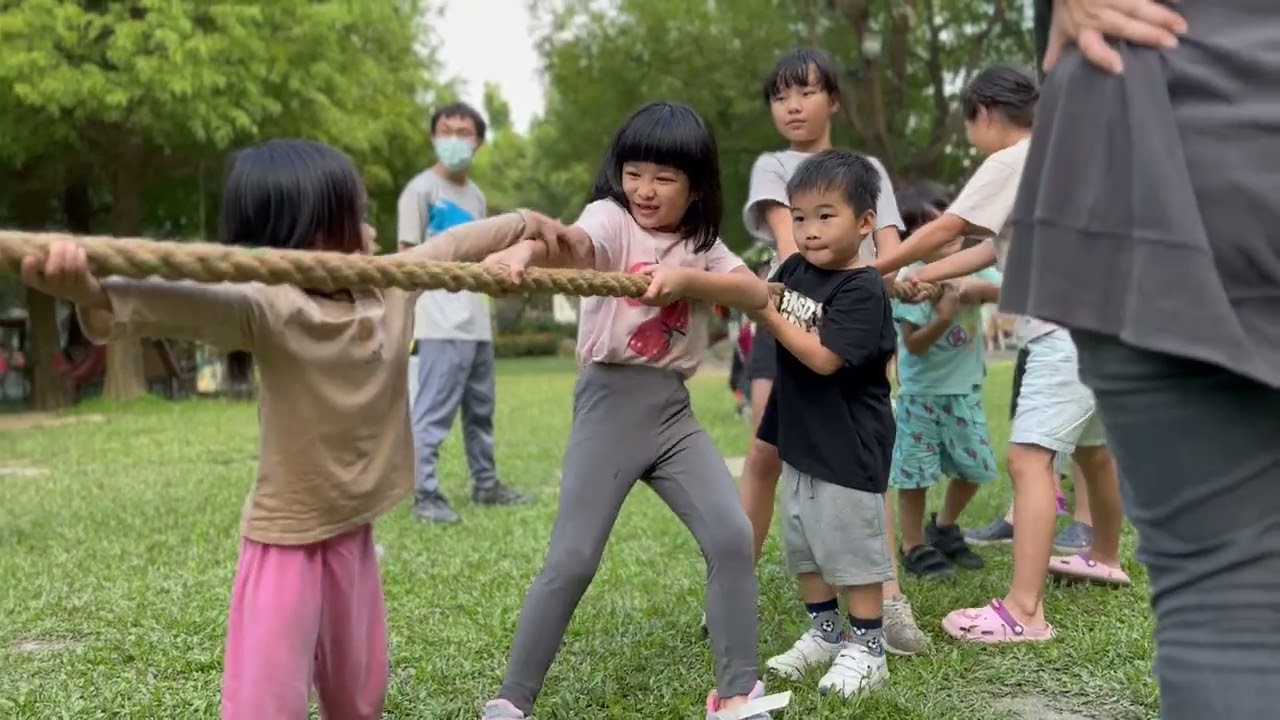 土豆弟拔河初體驗