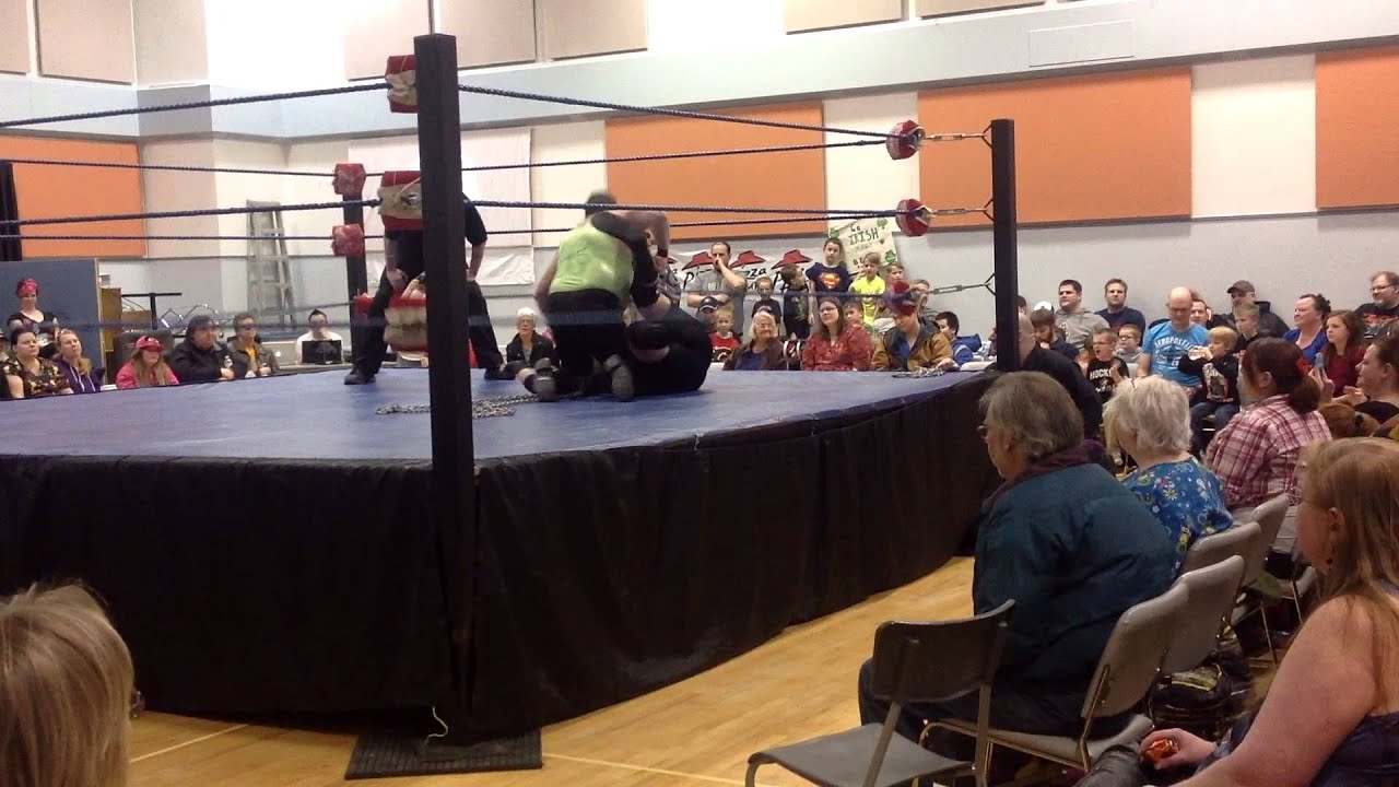 Pure Power Wrestling Dog Collar Chain Heavyweight Title Match