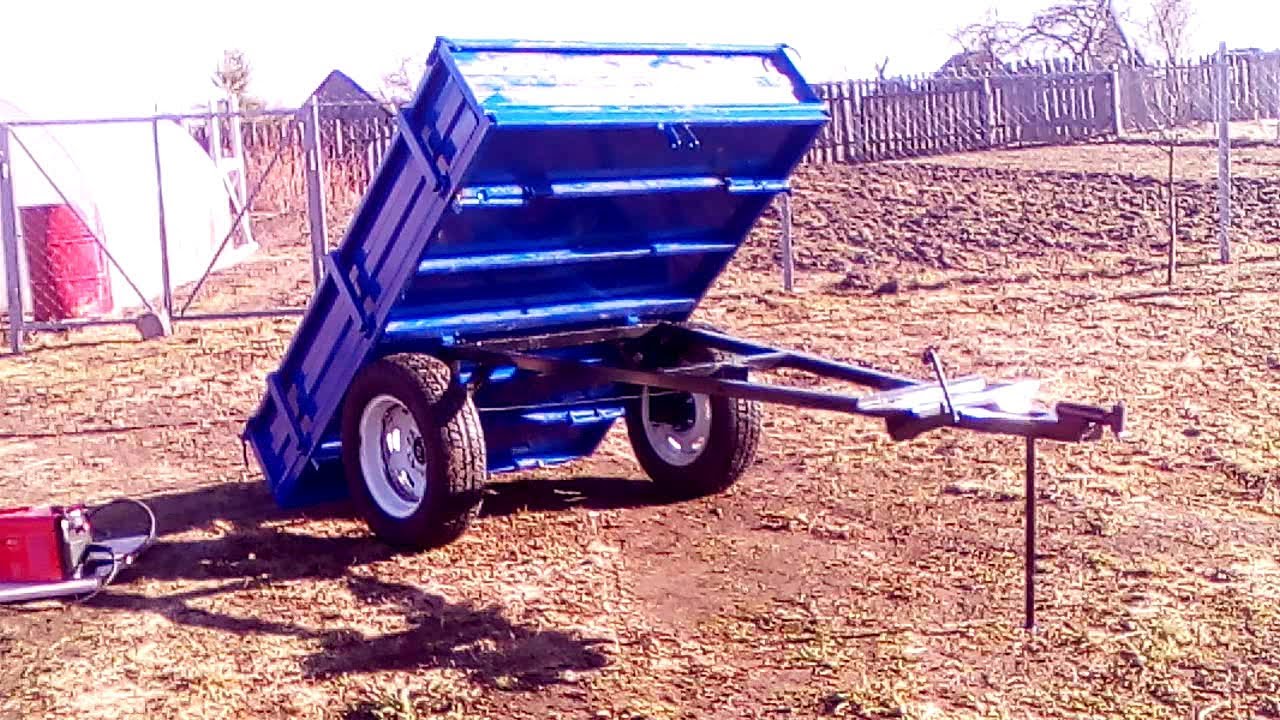 Сборка тележки прицепной Forza-5 для мотоблока