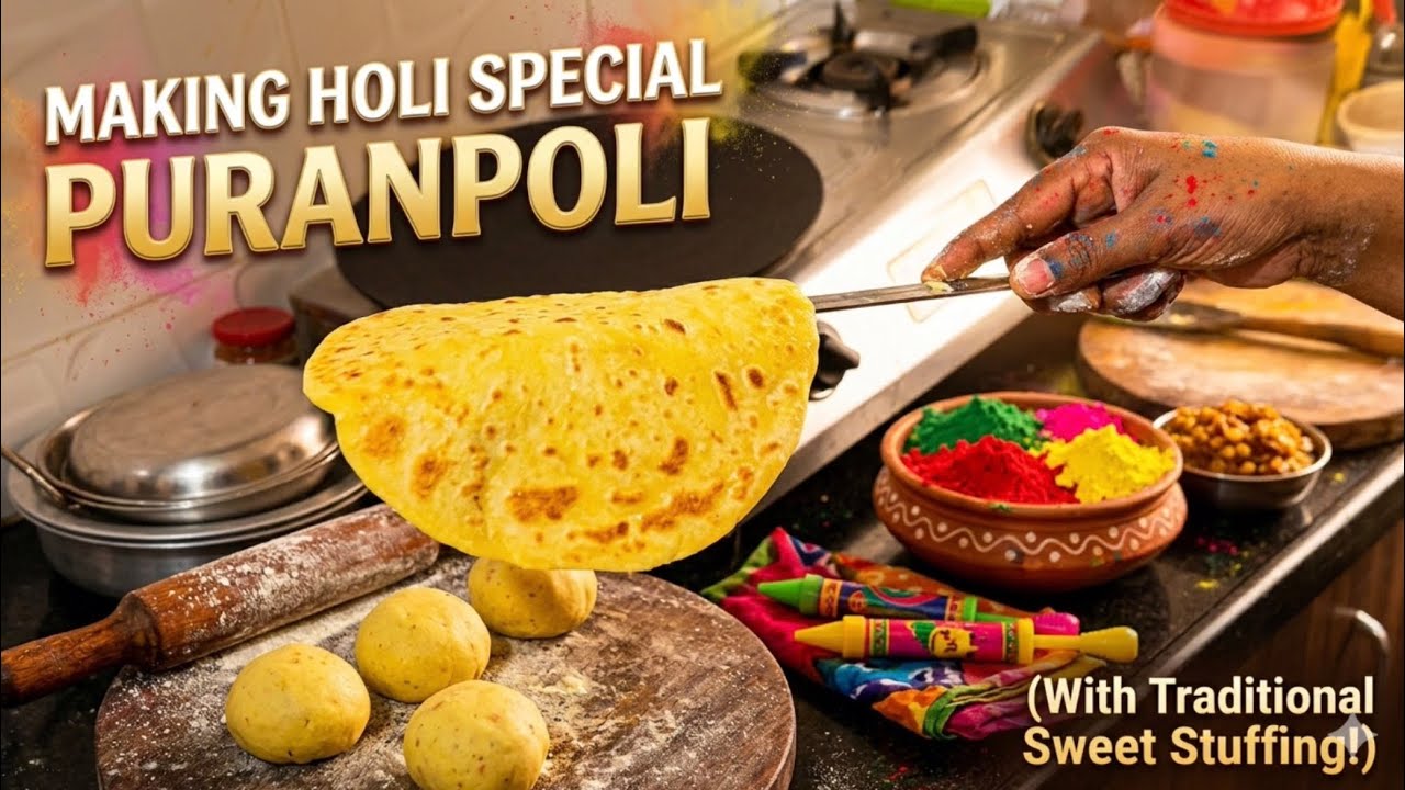 Aaj puranpoli banvnar ahe😊/Aaj puranpoli banane Wale Hain😊