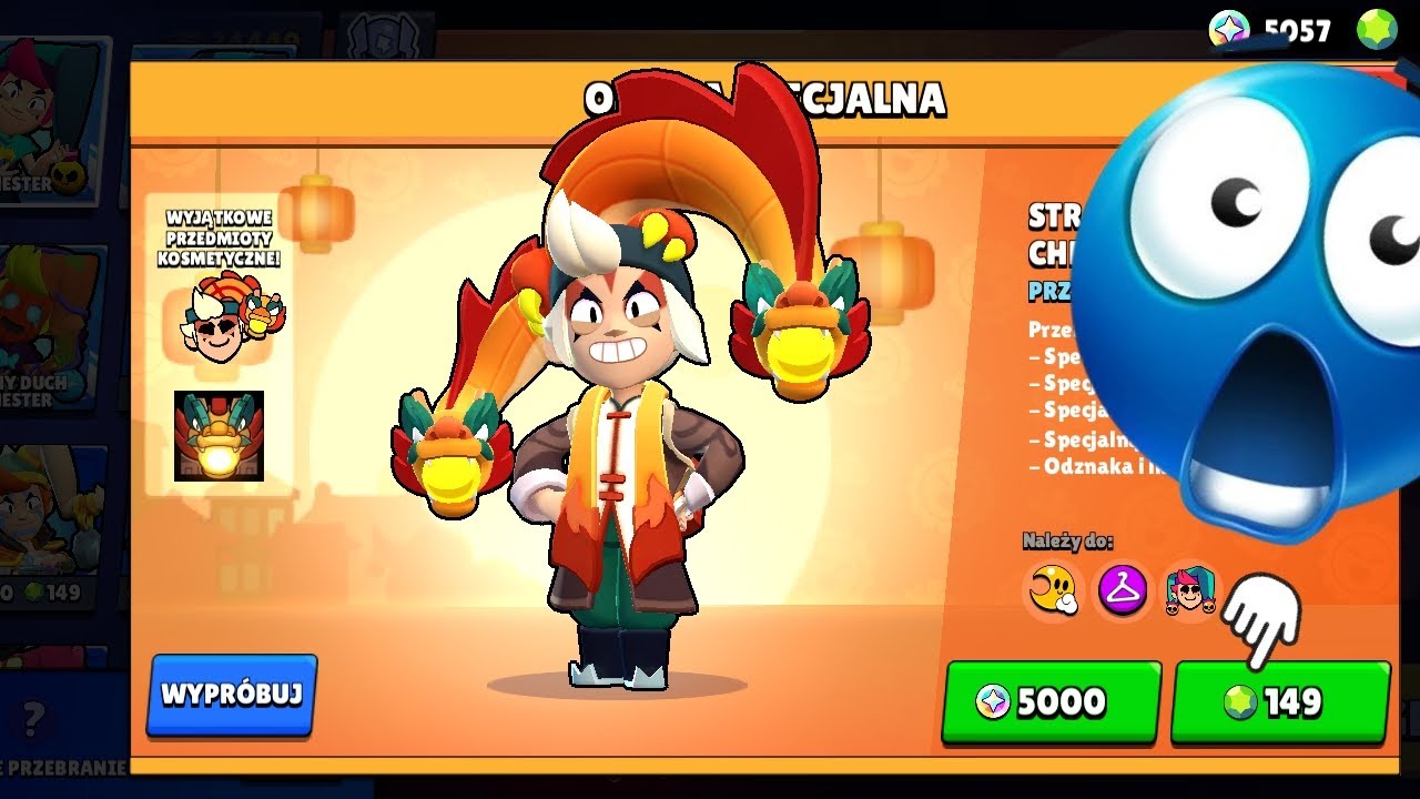 KUPIŁEM SKINA DO CHESTERA ZA 149 GEMÓW + OPENING 3 CHAOS DROPÓW W BRAWL STARS
