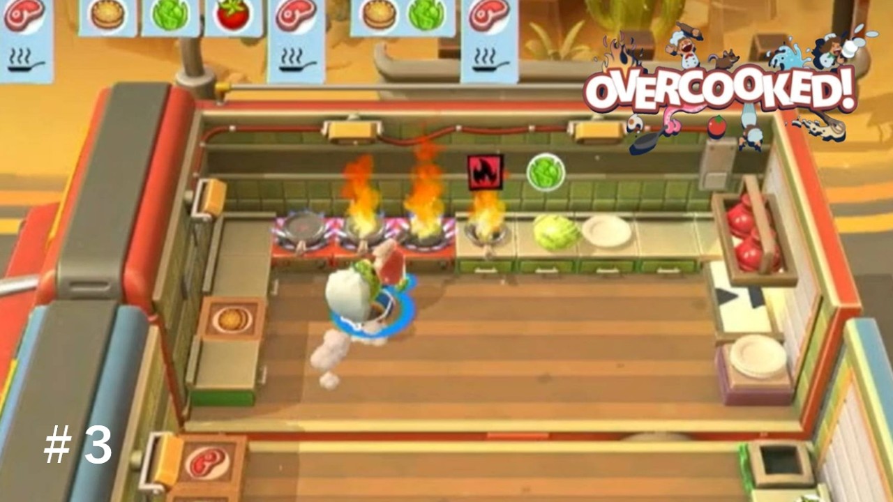 なぁんにも上手くいかない1日【OVERCOOKED!】#3