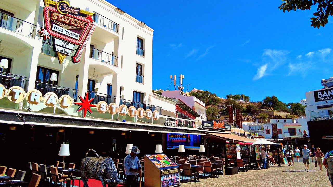 🇵🇹 Albufeira, Old Town in September 2023: Walking Tour 4K