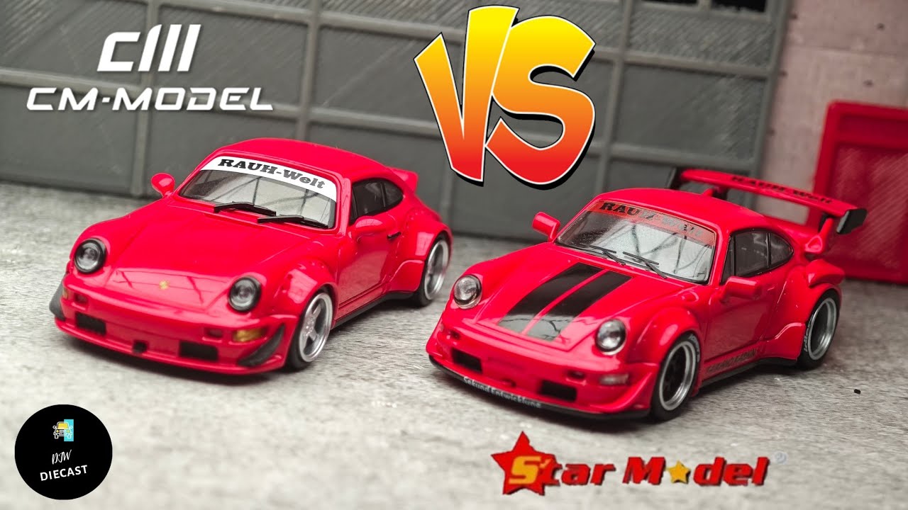 Porsche RWB 964 1/64 | BRAND COMPARISON | CM Model VS Star Model