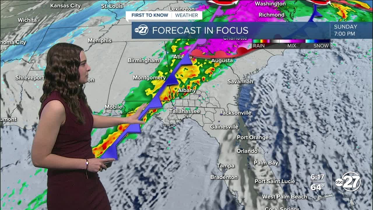 First to Know Forecast: Clouds, rain, and storms this weekend (1/23/2026)