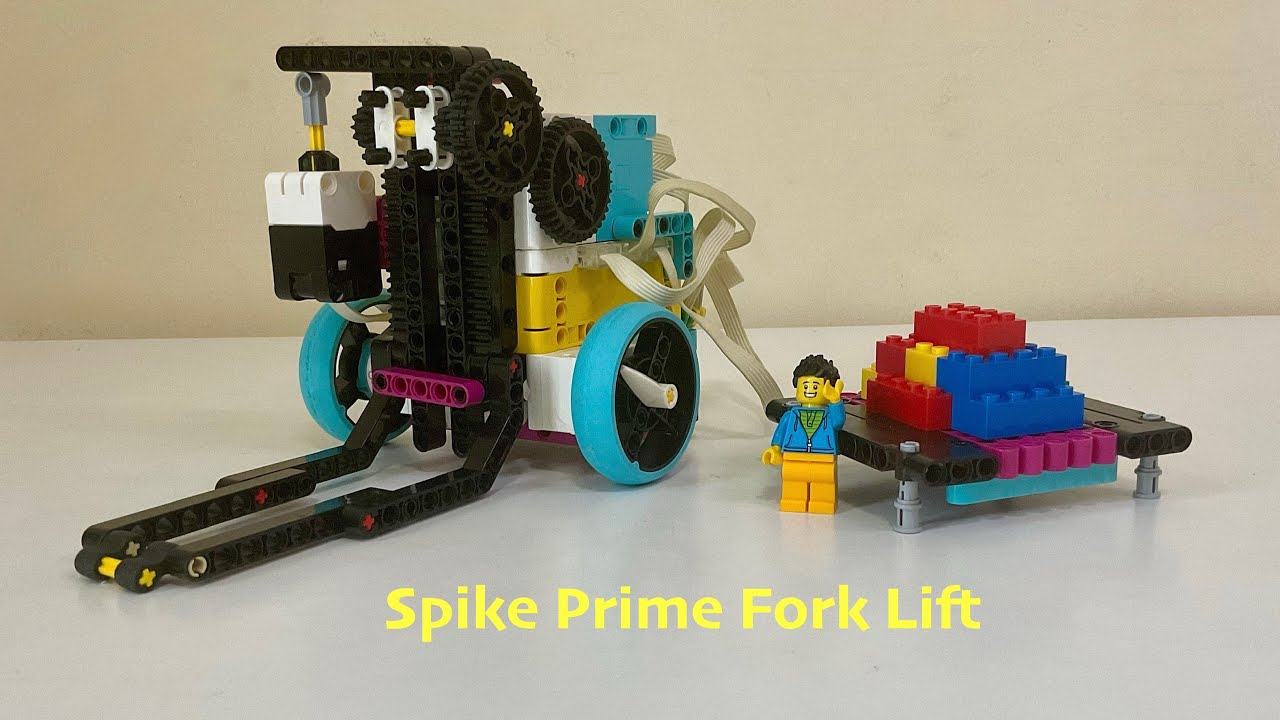 Spike Prime Fork Lift | Programmable Instructions