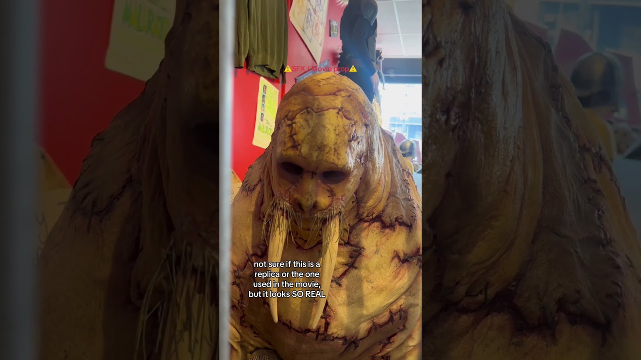 I found a WALRUS SUIT made of HUMANS⁉️ #costume #specialeffects