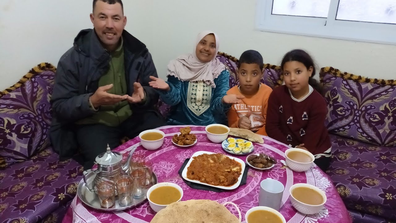 الأول نهار رمضان🌙مبارك... هذي هيا صدمة كبير فطور👌