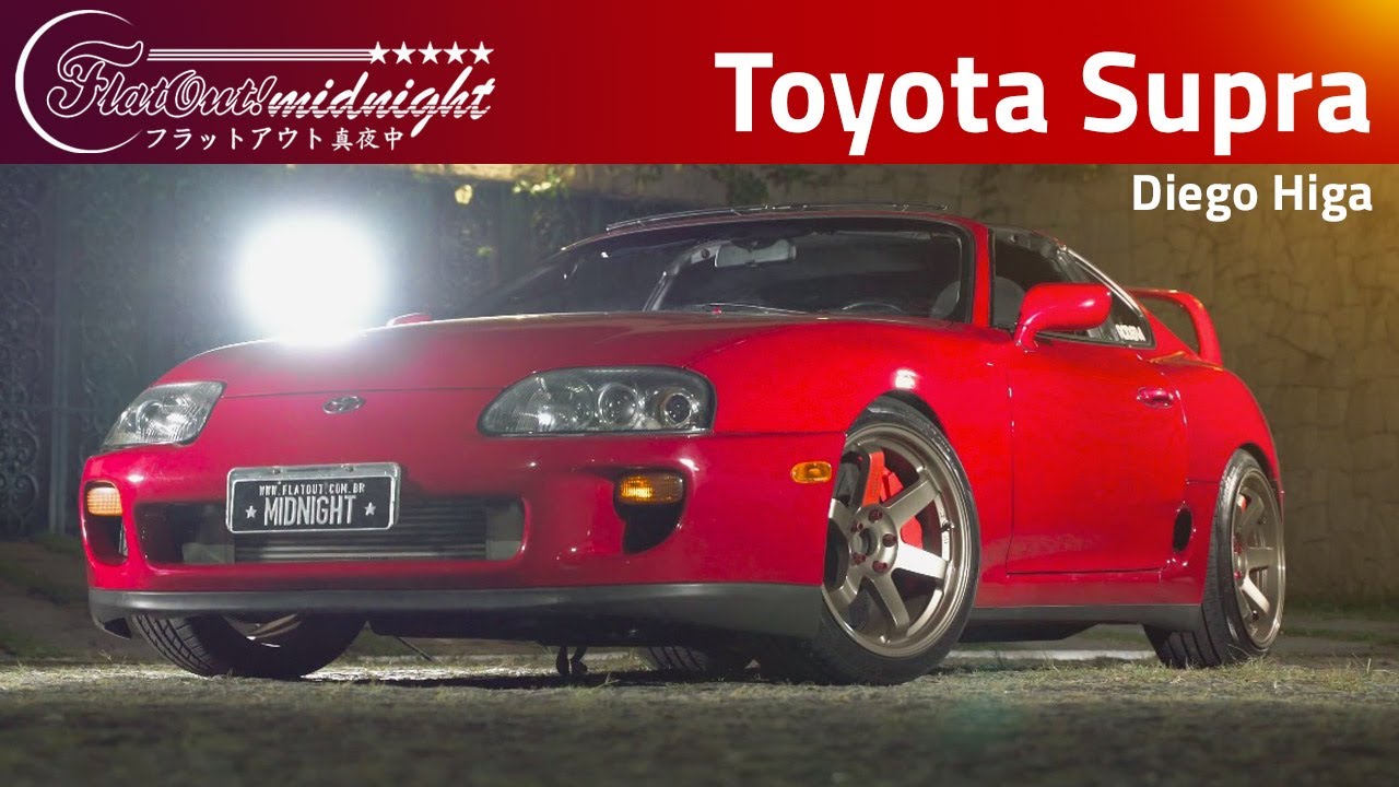 TOYOTA SUPRA DO DIEGO HIGA (HYPERDRIVE) ANDANDO DE LADO! | FlatOut Midnight