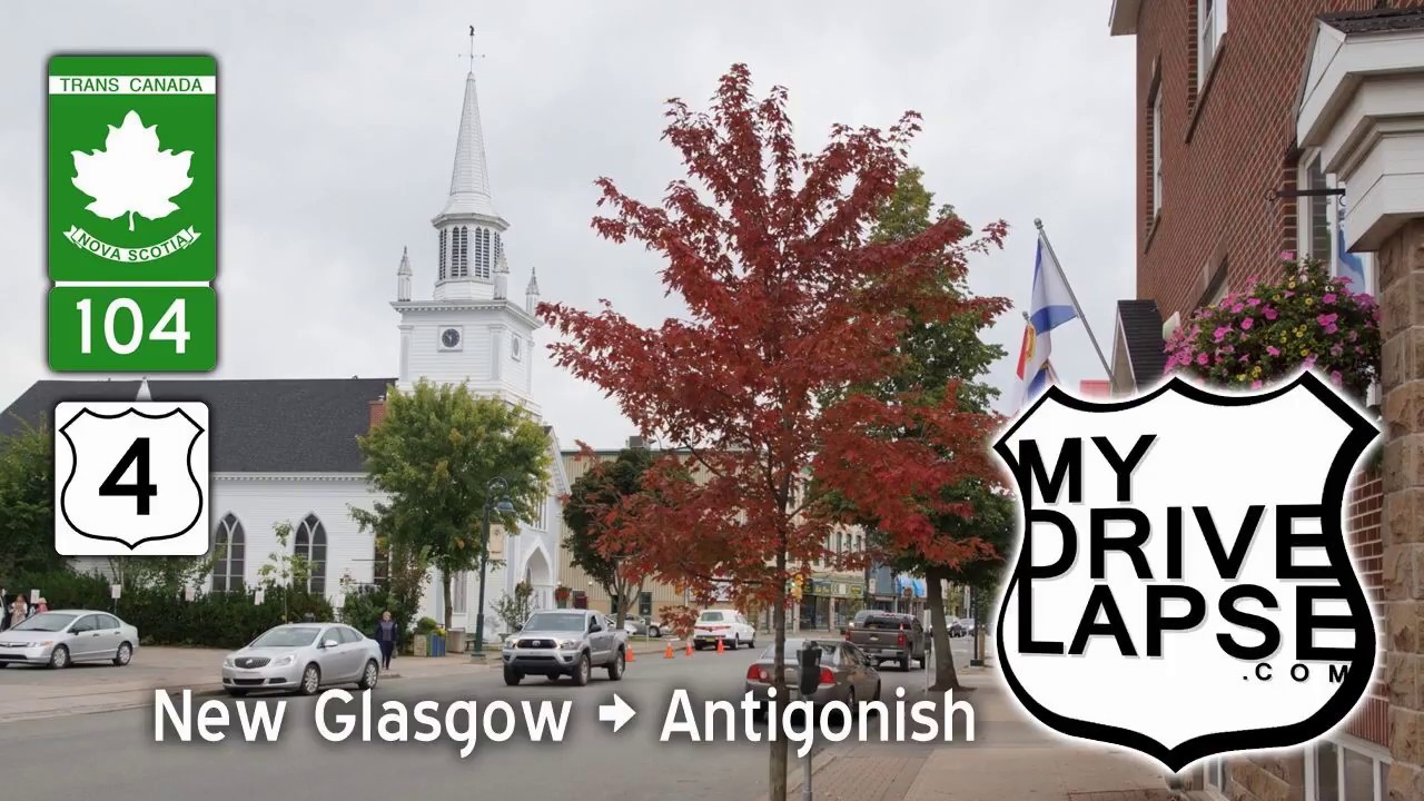 New Glasgow to Antigonish, Nova Scotia Dashcam Drive