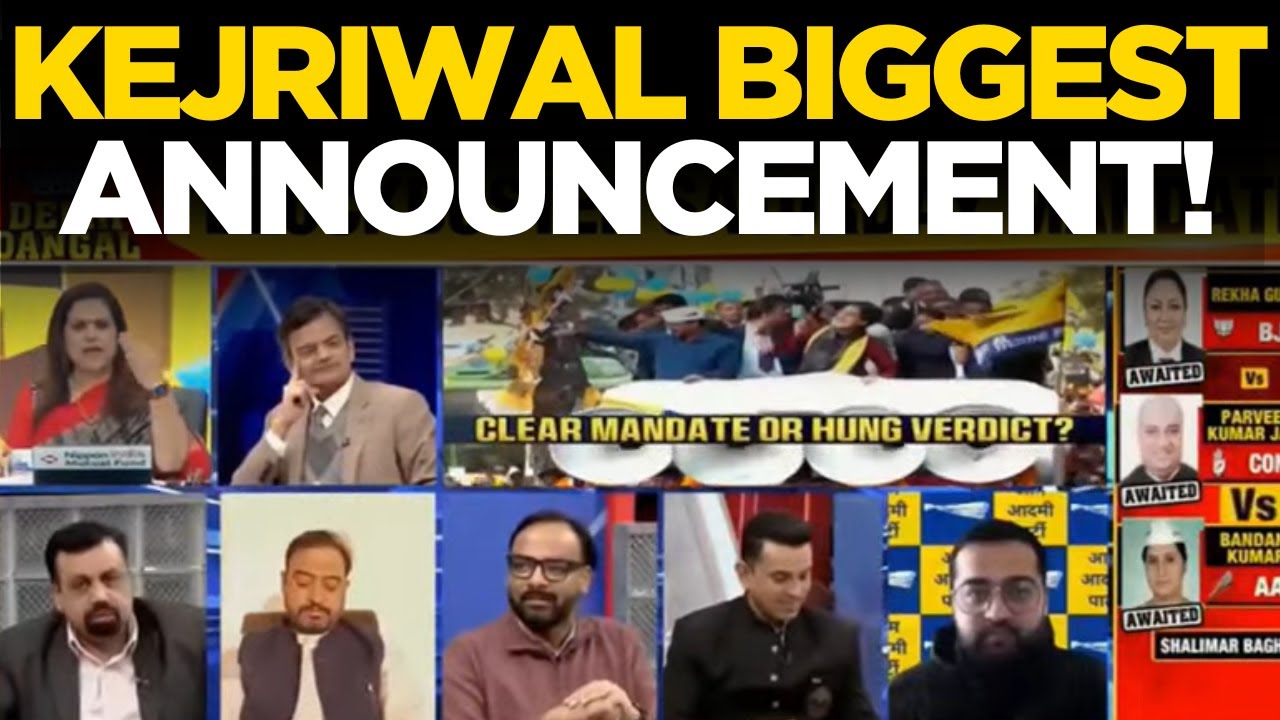 Delhi Election Result 2025 LIVE | Who Will Win Delhi? Delhi Results LIVE | AAP Vs BJP Vs Congress