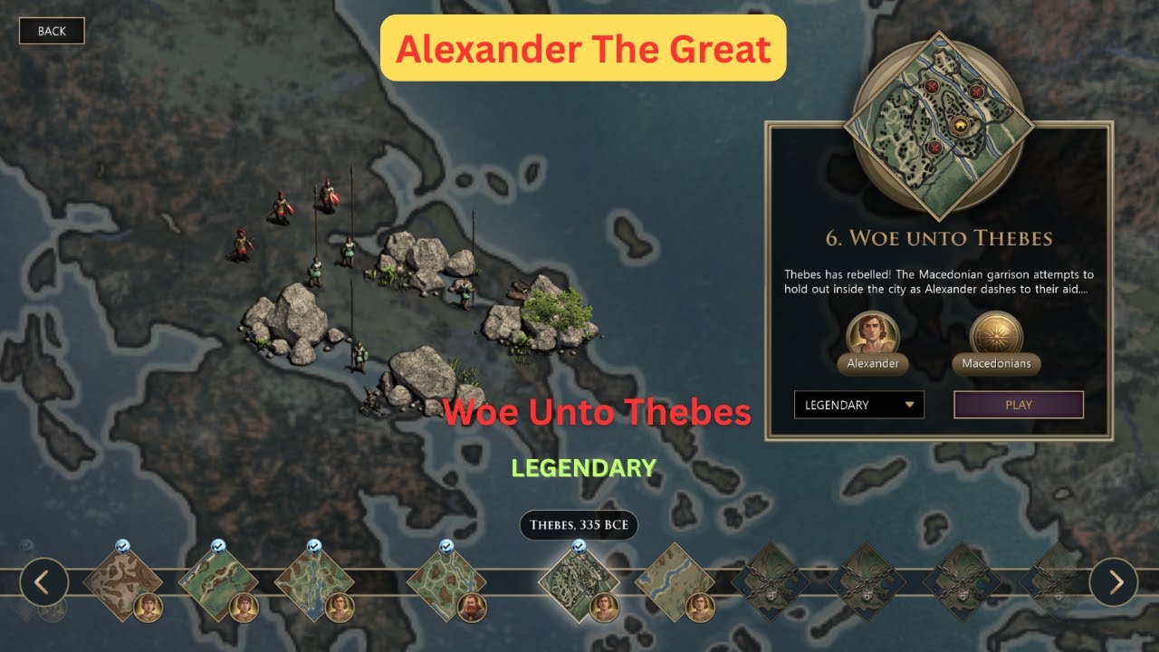 Woe Unto Thebes | Alexander the Great | AOE 2 DE Chronicles | Legendary