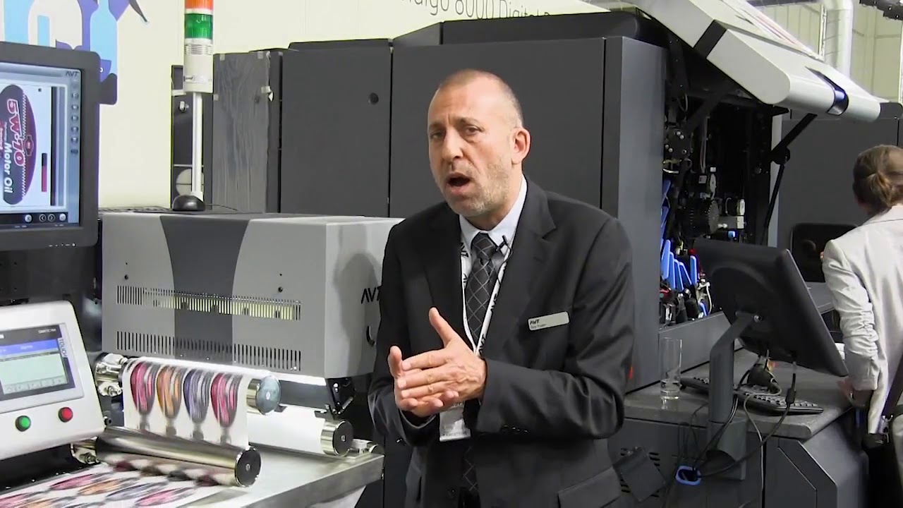 AVT Helios S Turbo on HP Indigo 8000  at Label Expo 2017