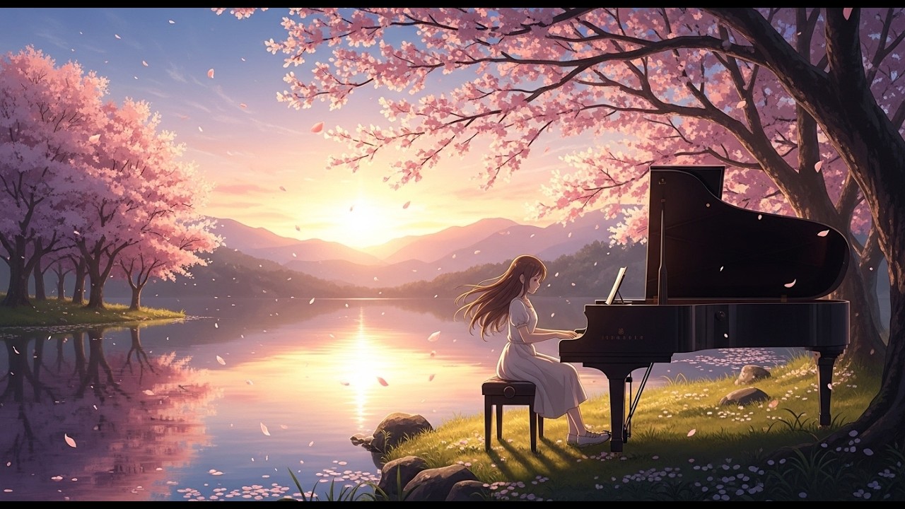 3 HOURS Anime Relaxing Music 🎶 Calm Japanese Instrumental for Study and Sleep