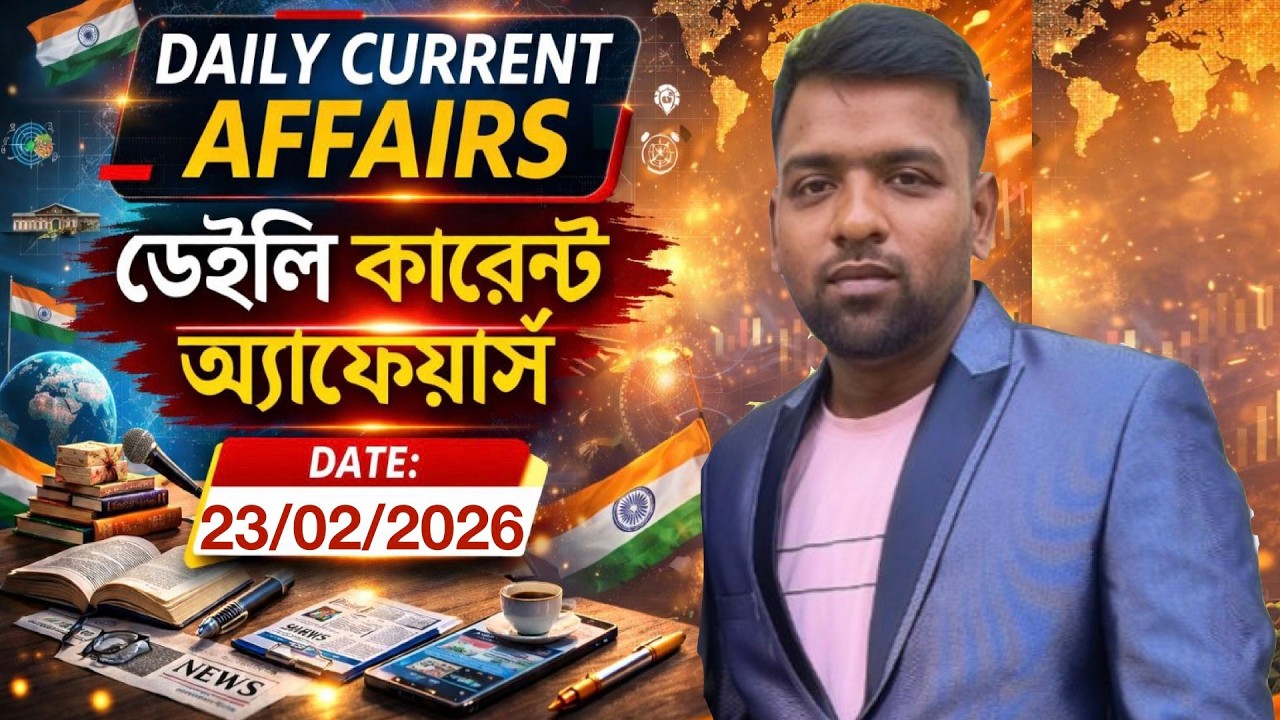 Daily Current Affairs | কারেন্ট অ্যাফেয়ার্স | 23february 2026