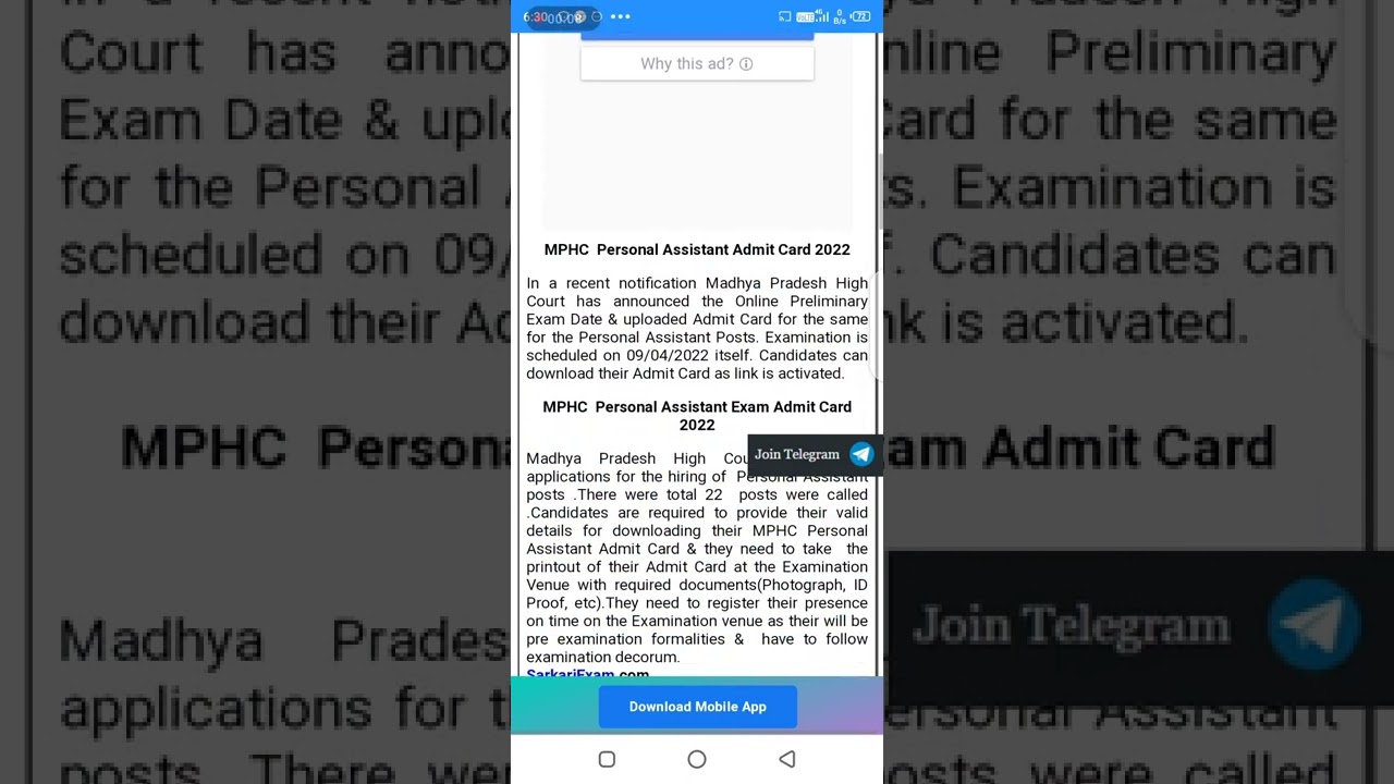 MP High Court Personal Assistant Exam Date 2022Madhya Pradesh High CourtPost Name Personal Assistant